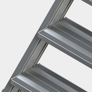 scala di accesso in alluminio dettaglio
